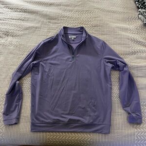 Peter Millar Perth Performance Quarter-Zip in Lavender